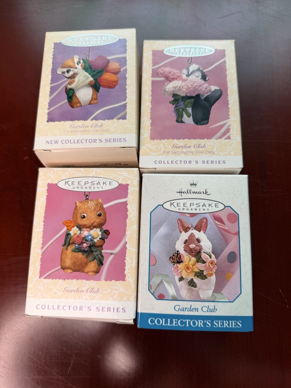 Hallmark Keepsake Ornament Garden Club Easter Collector's Series Set Complete(4) - Picture 2 of 4